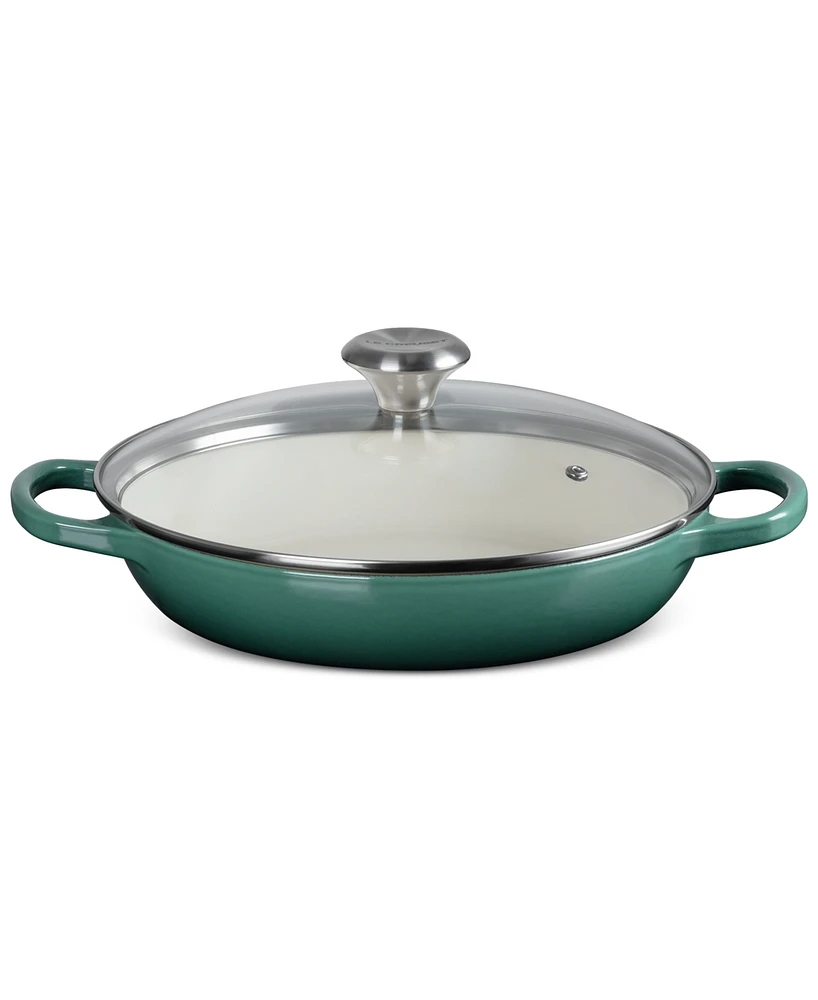 Le Creuset Enameled Cast Iron Signature Round 2.25-Qt. Braiser with Glass Lid