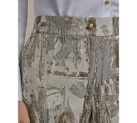 Donna Karan New York Women's Metallic Ankle Pants