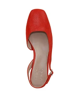 Naturalizer Women's Jayla Mid-Heel Square Toe Slingback Pumps