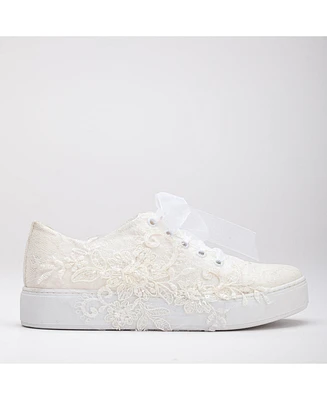 Elise Lace Bridal Sneakers