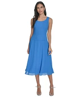 Jessica Howard Petite Lace Jacket & Chiffon Midi Dress Set