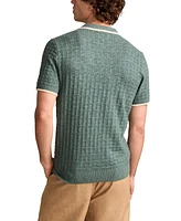 Lucky Brand Men's Short Sleeve Tipped Polo Sweater