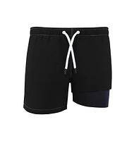 NoNetz Men's Retro 5" Inseam Slim Fit No Rash Swim Trunks
