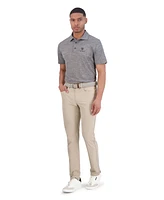 Ben Sherman Men's Golf Yarn Dye Marled Sports Fit Polo Shirt