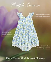 Polo Ralph Lauren Baby Girls Floral Flutter-Sleeve Dress