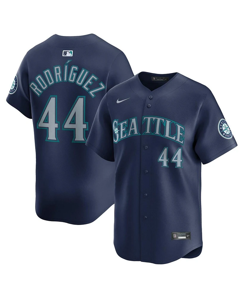 Nike Men's Julio Rodriguez Navy Seattle Mariners Road Limited Jersey