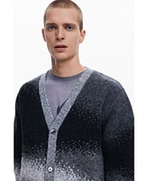Desigual Men's Ombre knit cardigan
