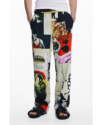 Desigual Men's Trousers designed by Mr. Christian Lacroix