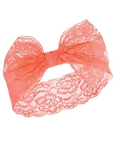Hudson Baby Baby Girls Hudson Headbands 5pk, Pink Coral, 0-24 Months
