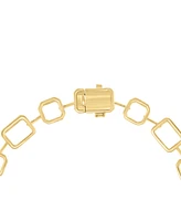 Effy Multi-Gemstone Open Link Bangle Bracelet (14-1/4 ct. t.w.) in14k Gold-Plated Sterling Silver