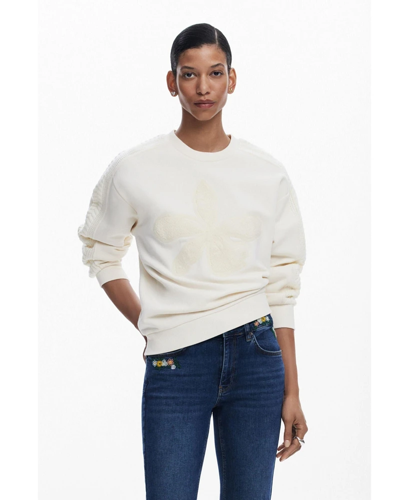 Desigual Women's Floral Skinny Jeans