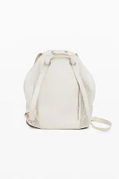 Desigual Women's Medium mesh drawstring backpack