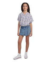 Levi's Big Girls High Rise Cargo Denim Skort