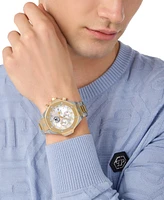 Philipp Plein Men's Chronograph Royal Two-Tone Bracelet Watch 46mm