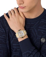 Philipp Plein Men's Automatic The Skeleton 2.0 Two-Tone Stainless Steel Bracelet Watch 44mm