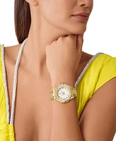 Philipp Plein Women's Majesty Gold Ion Plated Bracelet Watch 38mm