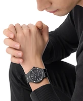 Philipp Plein Men's Underdog Black Silicone Strap Watch 44mm