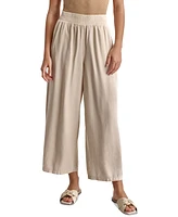Dkny Jeans Women's Pull-On Wide-Leg Ankle Pants