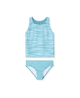 Lands' End Girls Chlorine Resistant Tankini Swim Set