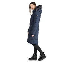 Pajar Women's Jupiter Stretch Long Quilted Puffer