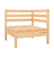 Patio Corner Sofas 2 pcs Solid Wood Pine