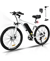 BK15M Electric Bike for Adults 26" × 2.125 E Bike 12Ah Removable Battery 500W Motor Electric Bicycle