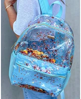 Packed Party Celebrate Every Day Clear Backpack Women's Small Fashion Shoulder Book Bag Great for Ladies at School, Work, Travel, and the Beach (Clear