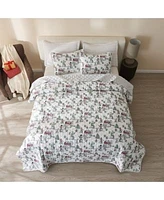 Linery Co. Holiday Printed Microfiber Quilt Set With Shams