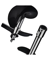 Yescom 6" 10" Earth Auger Bit Kit Bulb Planter Tool for Planting Flower Fence Post Spiral Hole Digger Gardening Project