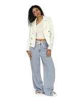 Belle & Bloom Women's Back Time Military Peacoat