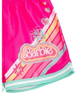 Barbie Toddler Girls Jersey Athletic Tank Top and Shorts Outfit Set