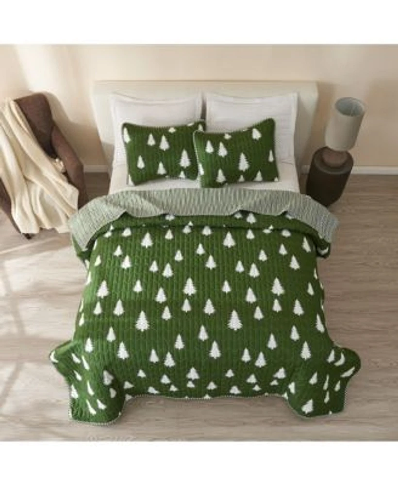 Linery Co. Lodge Microfiber Quilt Set With Shams