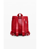 Desigual Women's Medium padded 100% leather backpack