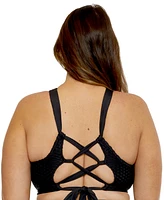 Becca Etc Plus Castaway Textured High-Neck Bikini Top