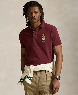 Polo Ralph Lauren Men's Custom Slim Fit Bear Mesh Shirt