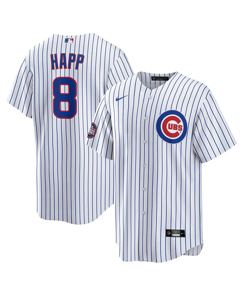 Nike Men's Ian Happ White Chicago Cubs 2025 Mlb World Tour: Tokyo Series Home Replica Player Jersey