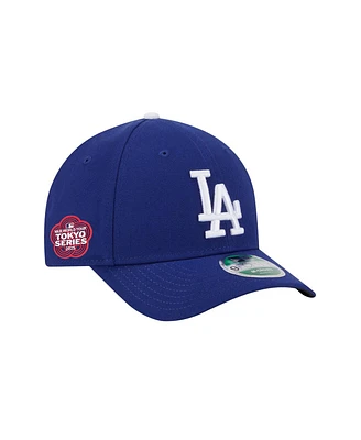 New Era Men's Royal Los Angeles Dodgers 2025 Mlb World Tour: Tokyo Series Side Patch 9FORTY Mid Crown Adjustable Hat