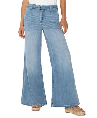 Liverpool Los Angeles Women's High Rise Super Stride Jeans with Belt