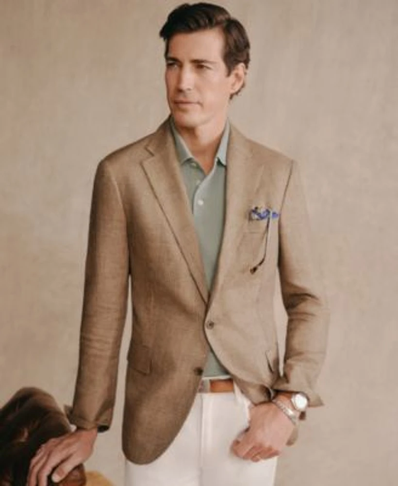 Polo Ralph Lauren Mens Polo Modern Glen Plaid Sport Coat Mesh Polo Shirt Varick Jeans Penny Loafers