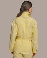 Donna Karan New York Women's Belted Utility Jacket