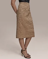 Donna Karan New York Women's Crinkled Pencil Skirt