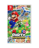 Nintendo Switch 32GB Console Gray Joy-Con Bundle with Surge 11-In-1 Accessory Starter Pack and Mario Party Superstars