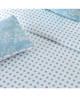 Linery & Co. Delicate Floral Microfiber Quilt Set With Shams