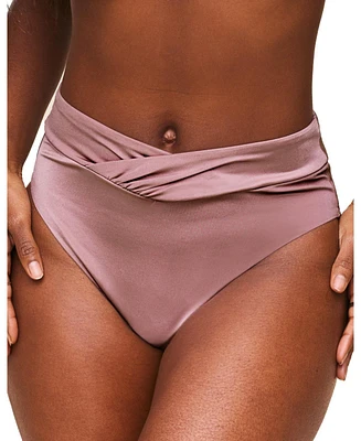 Adore Me Women's Tanisha Swimwear High-Waist Bikini Bottom