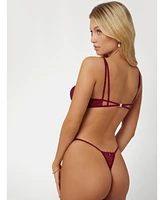 Guess Women's Rebecca Floral Lace Balcony Bra