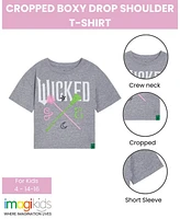 Wicked Girls Universal Studios Boxy Drop Shoulder T-Shirt