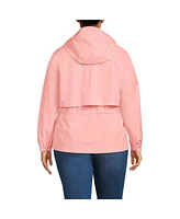 Lands' End Plus Squall Packable Rain Jacket