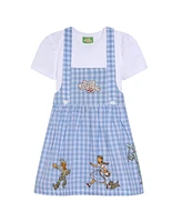Wizard of Oz Girls Matching Family Bodysuit and Square Neck Dress Outfit Set
