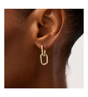 Ana Luisa - Gold Drop Earrings - Rox Mini Double