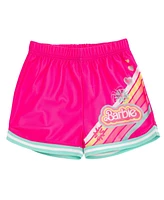 Barbie Girls Jersey Athletic Tank Top and Shorts Outfit Set